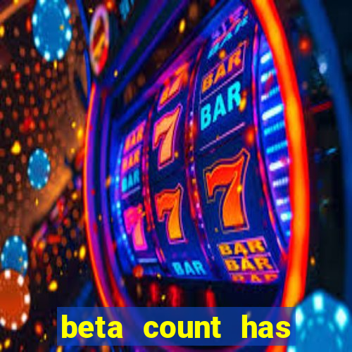 beta count has changed pt br